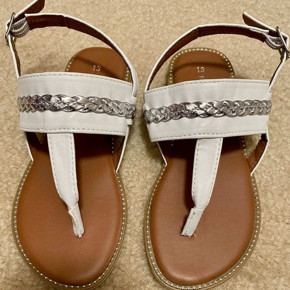 Rampage girls sandals. Size: 13. New!